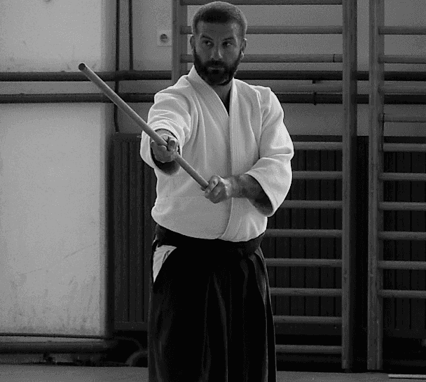 Laurent Barthaux, 5. Dan Aikido, 3. Dan Iaido 